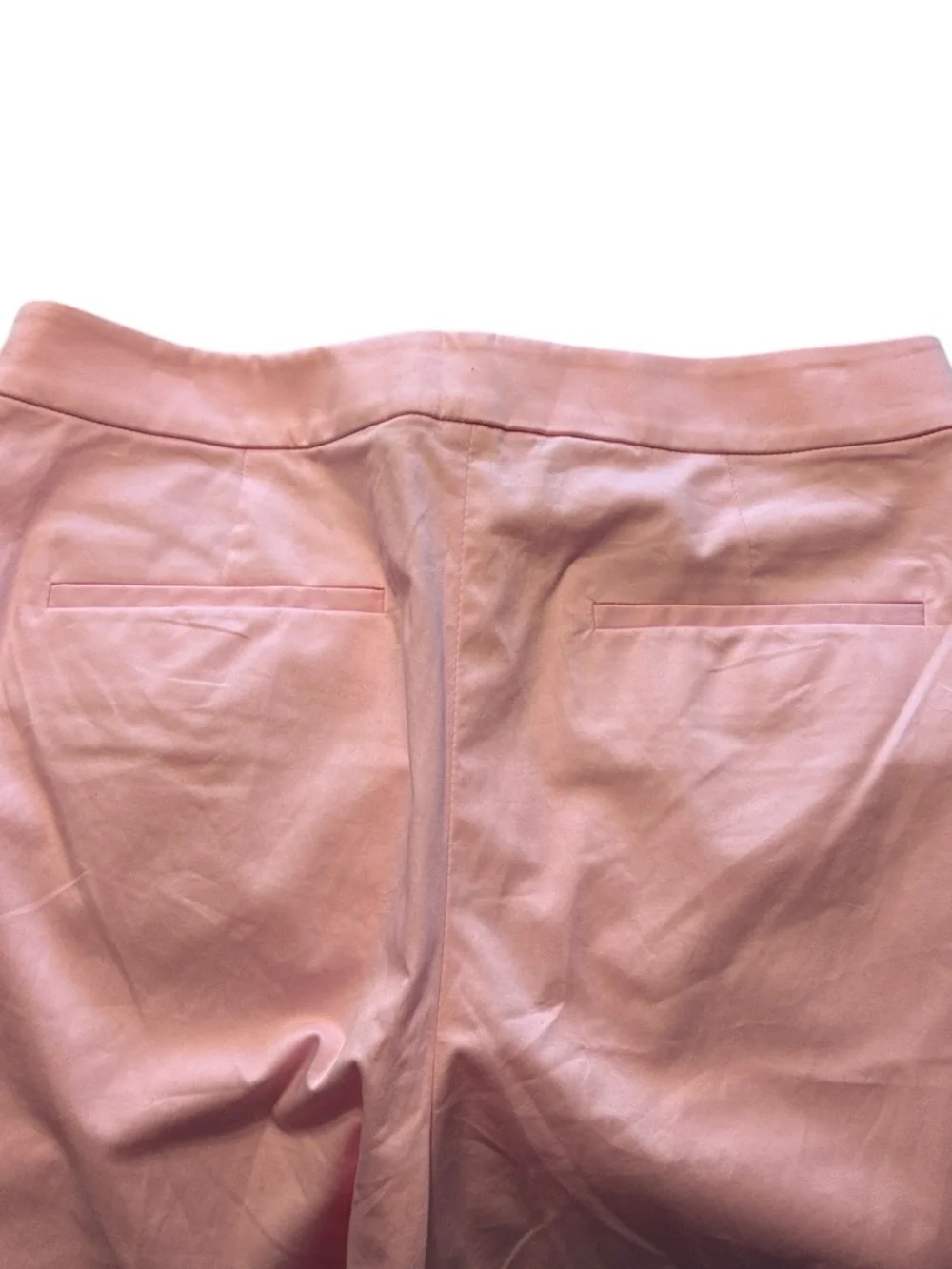 J. Crew Kate Cuffed Straight Leg Pants in Lightweight Chino Size 4 Pink NWT - Picture 6 of 13